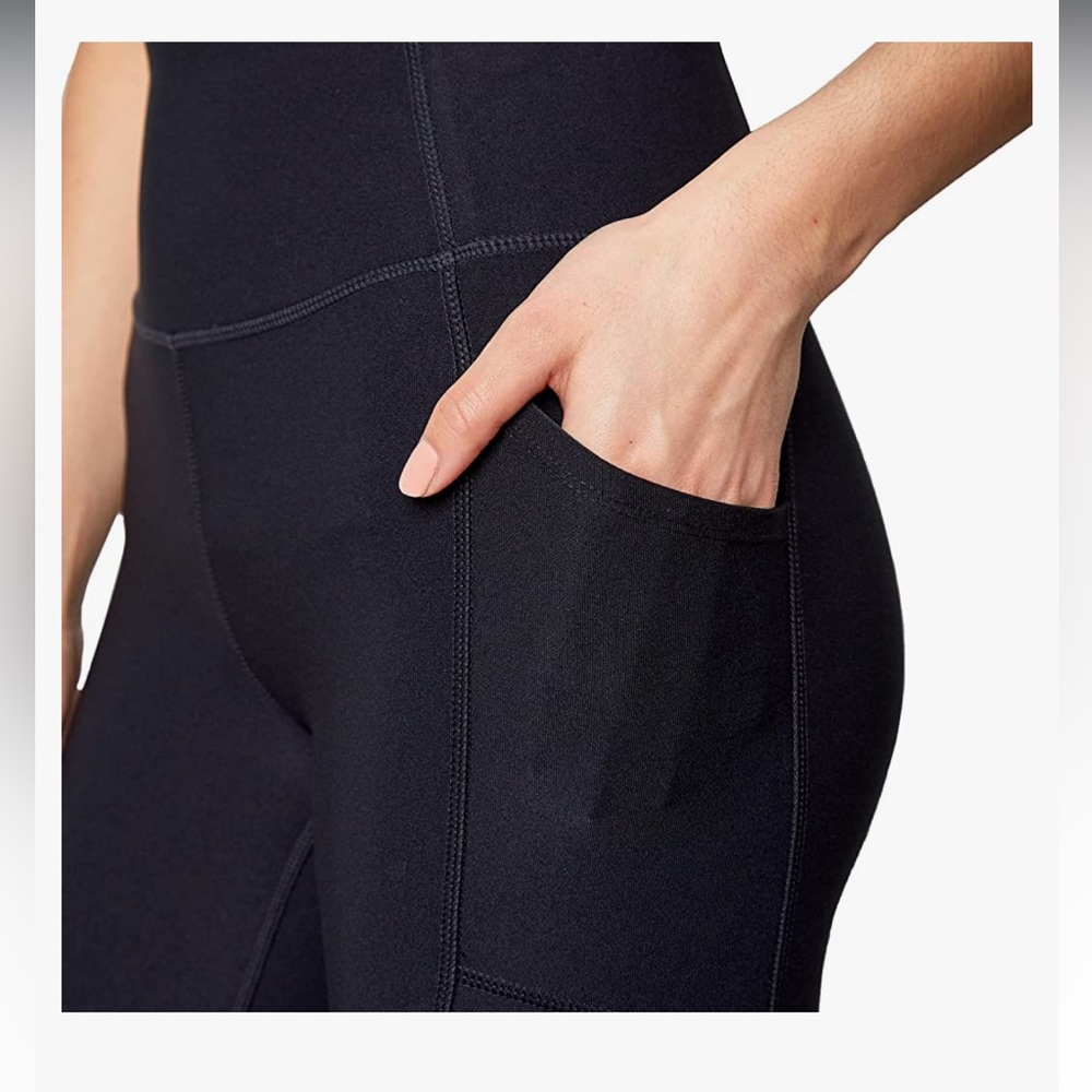 Black high rise workout leggings